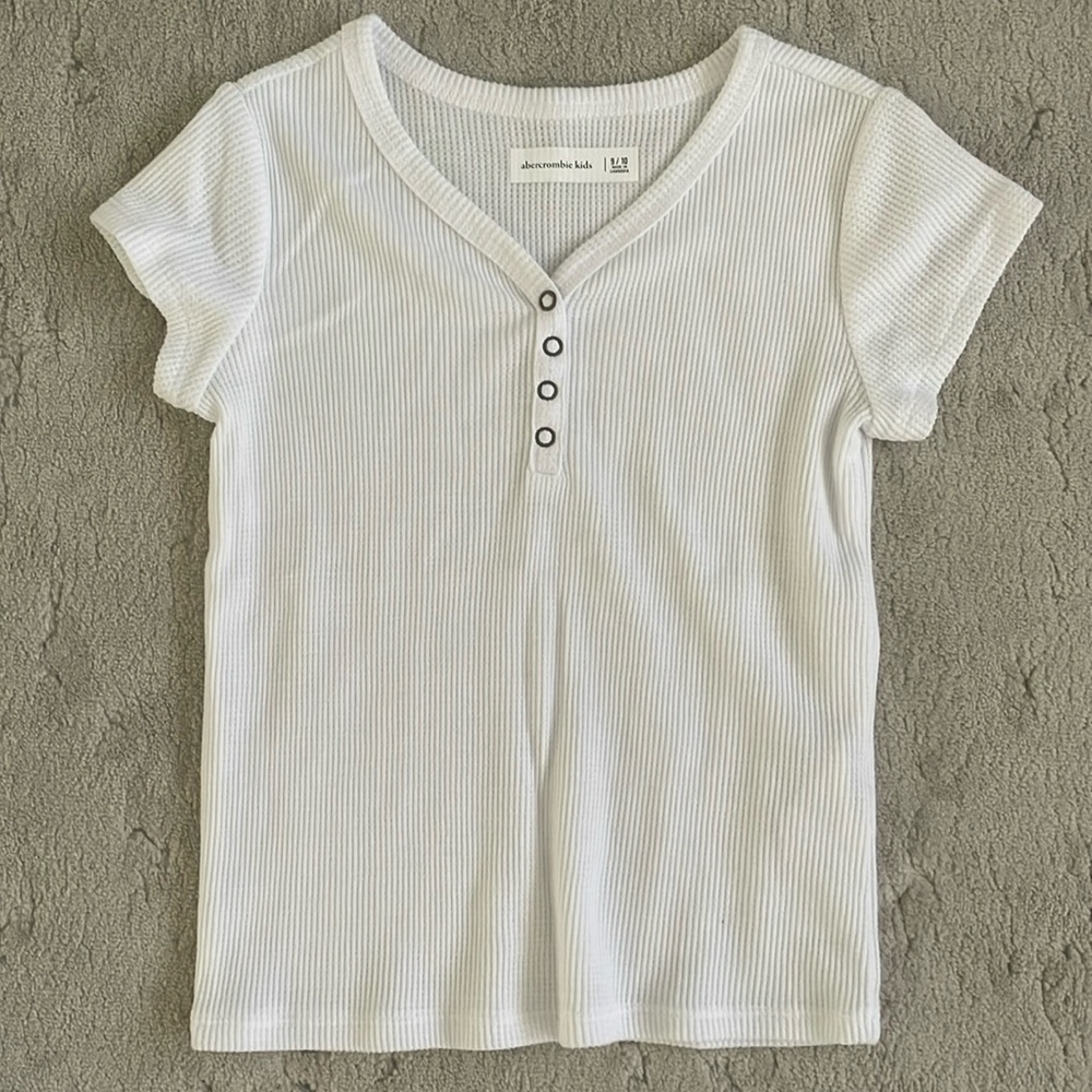 Girls Abercrombie Henley shirt